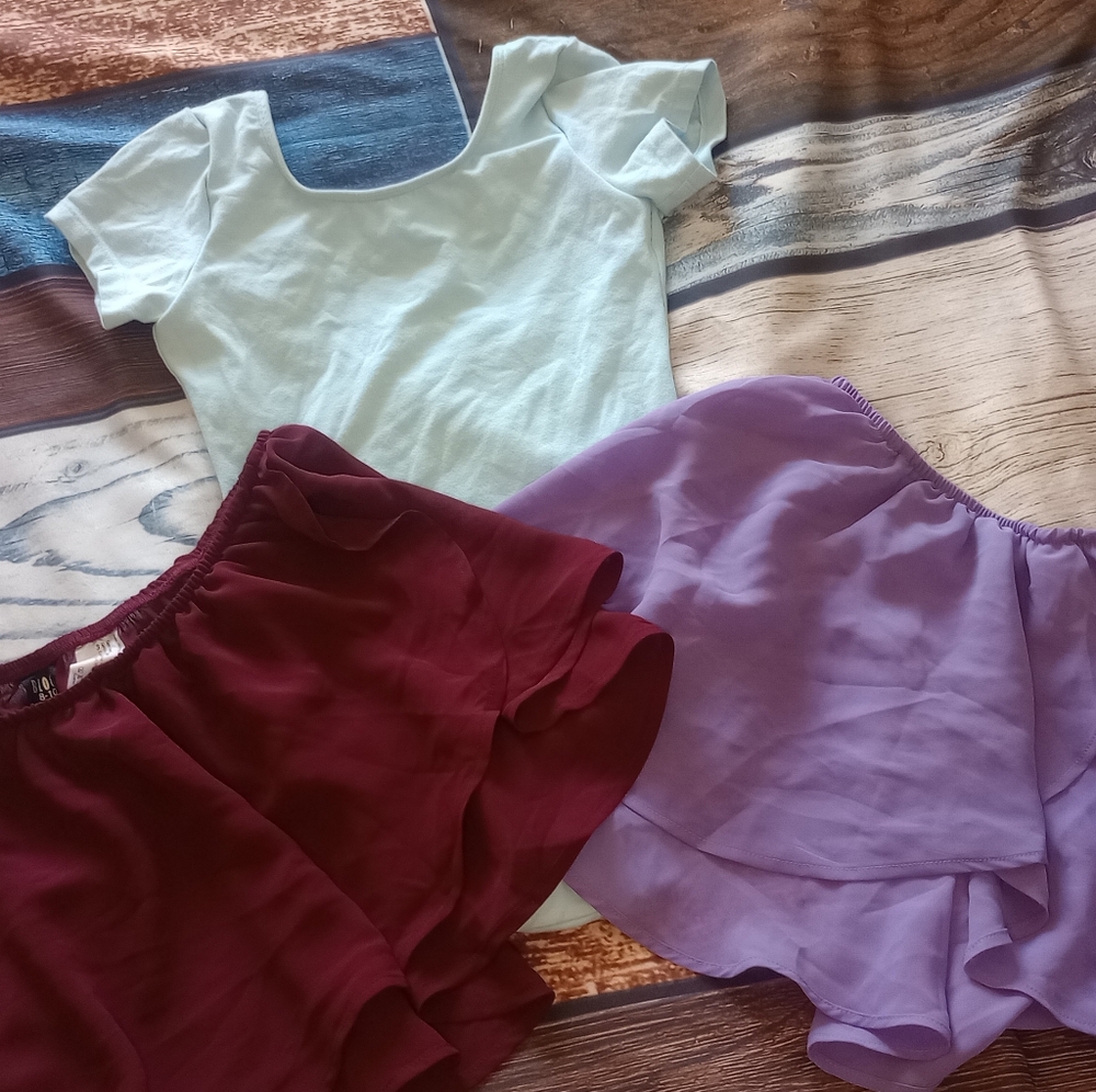 Bloch Dance Leotard And 2 Skirts - Ballet; 8-10